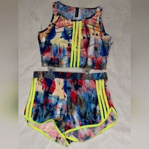 Fashion Queen size medium shorts set